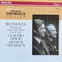  Philips Japan Grimaux Edition : Arrau - Violin Sonatas 1, 2 & 4